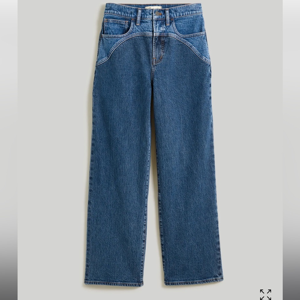 The Perfect Vintage Wide-Leg Crop Jean in Sonoma Wash: Yoke Edition
